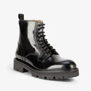 Ted Baker London Mascy Ankle Boots Black Buttery Leather Size 6 NIB Utilitarian